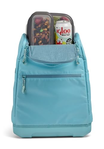 Image of Igloo Tag Along 12-Can Satchel Cooler | Insulated Cooler Bag with Sturdy EVA Base