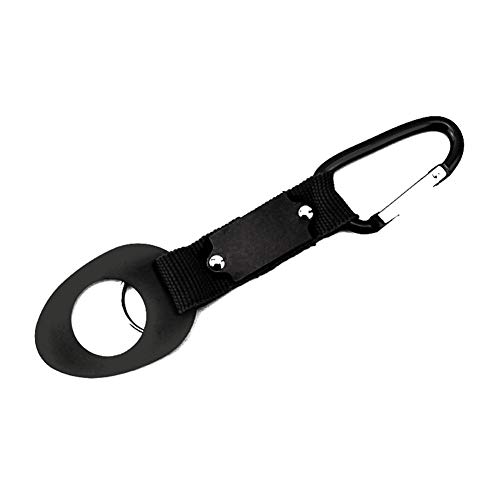 ZRONG Supervivencia de la Herramienta de la Botella al Aire Libre Deportes de Agua Hebilla Botella Titular con Gancho de Clip de suspensión de Aluminio Mosquetón de Viajes for Que acampa yendo Cover