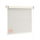 つっぱり式 ロールカーテン 麻調生地 0.1cm単位の無料サイズカスタマイズ