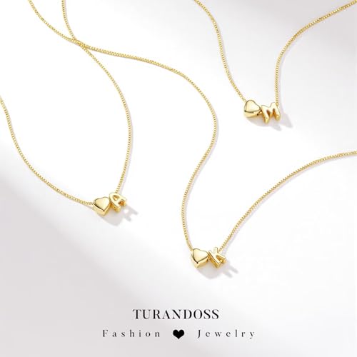 Turandoss Heart Initial Necklaces - image 6