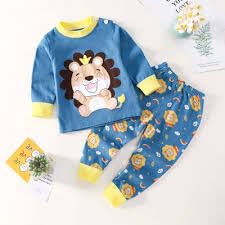 Image of Bold N Elegant Kids Cotton Printed Funky Cool Cartoon Print Full Sleeve T-Shirt & Pajama Lower Casual Clothing Set