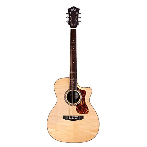 Guild OM-250CE Reserve Natural Gloss - Les Beatles, Paul McCartney, John Lennon, RIngo Starr, George Harrison Guild OM-250CE Reserve Natural Gloss