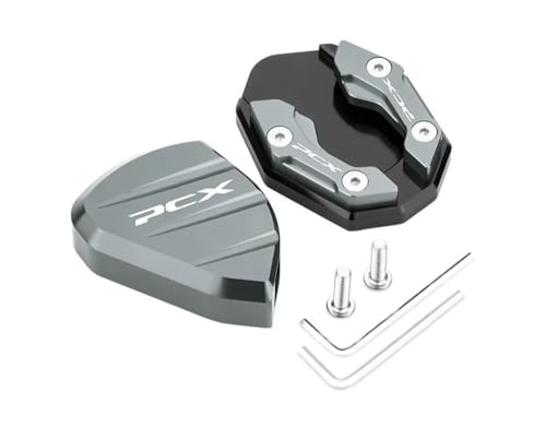 Béquille latérale PCX 125 et 160 : extension de support grise
