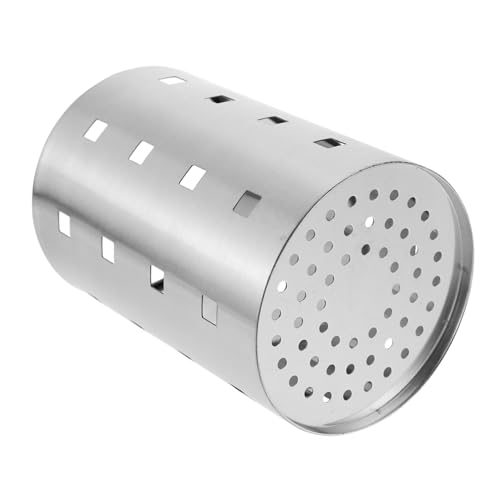 BRIGHTFUFU Cubiertos De Acero Inoxidable Estante Servicio Basura Porta Cubiertos Cuchara Junta Seco Fregadero Poseedor Bandeja Limpio Utensils Hundir Plegable Pararse Tapa Imán Cajón Silver