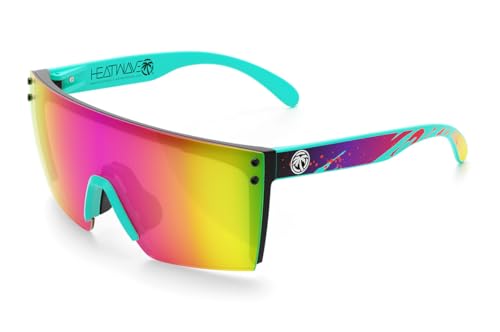 Heat Wave Visual Lazer Face Aqua Splash Custom Sunglasses