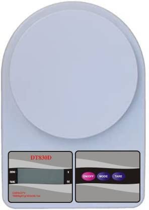 HOTTIP INDIA Digital Weighing Scale Weight Machine (10 Kg - with Back Light) Weighing Scale (White)