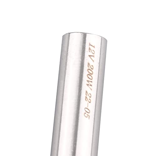 AIICIOO Patronenheizelement 3/4 Zoll 26.4mm Flansch 12V 200W Edelstahl Elektroheizung Eintauchheizkörper