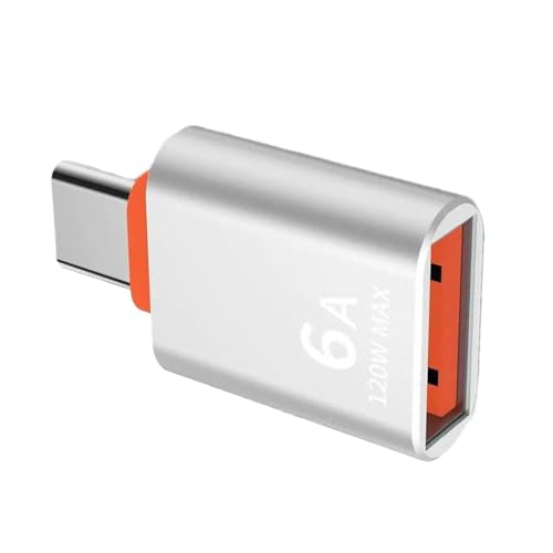 jklymm USB�A�_�v�^�[, �ϋv���̂��������Type C - USB�A�_�v�^�[�R���o�[�^�[�A�����f�[�^�]���A120W 6A�[�d�A�f�o�C�X�ڑ�