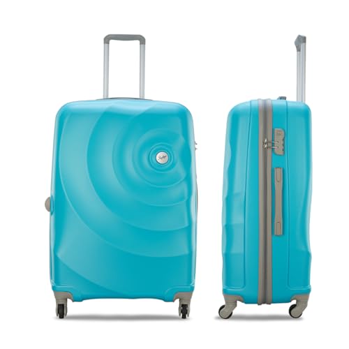 Image of Skybags Polycarbonate Polycarbonate Hardsided Luggage Set Of 2 M & L 4 Spinner Wheels Trolley Bag (Mintsetd1Trq), Turquoise, 80 CM