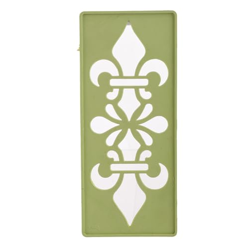 Image of CRAFTAM Different Design Ready to Draw Rangoli Making Stencils, Rangoli Plastic Stencils for Floor Decoration (Set of 12, Size 3x7 Inch)