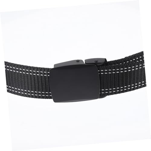 Hidden Money Belt for Men Stylish Sandblasted Black with Alloy Buckle Anti-theft Travel Waist Belt for Hiking and Outdoor Activities Compact and Secure Design3