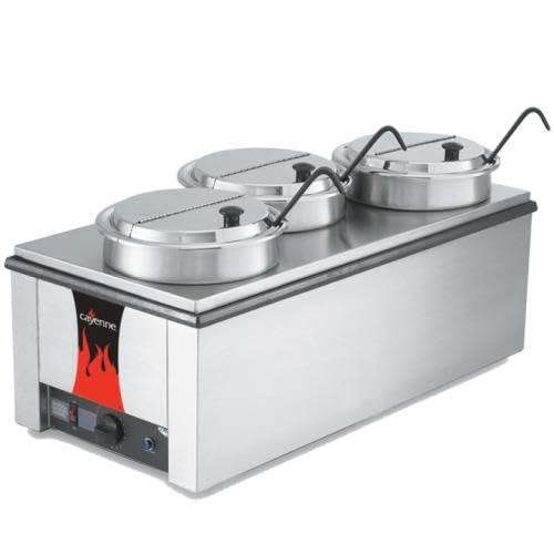 Vollrath 72788 Cayenne Heat 'N Serve 4/3 Countertop Rectangular Rethermalizer, 120v