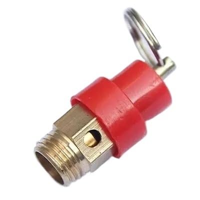Soupape de sécurité 1/4 BSP 71 PSI en laiton pour compresseur d'air et cuve