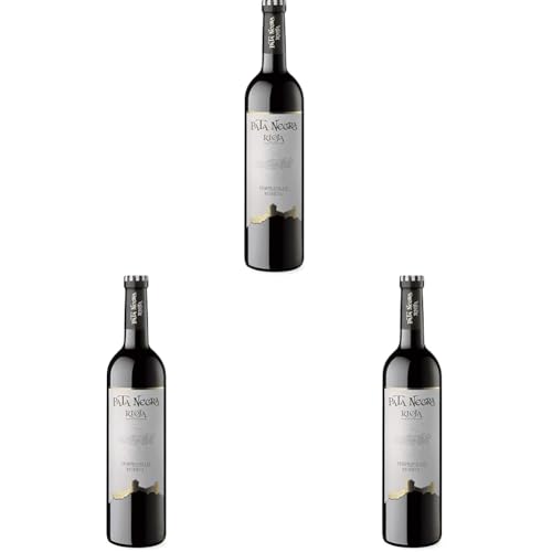 Pata Negra Reserva - Vino Tinto D.O. Rioja - 1 Botella x 750 ml (Paquete de 3)