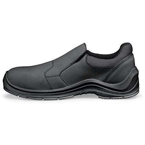 Shoes for Crews 76236-41/7.5 DOLCE81 Unisex Slip On Safety Shoe, Steel Toe, 7.5 UK, BLACK - EN safety certified Cover
