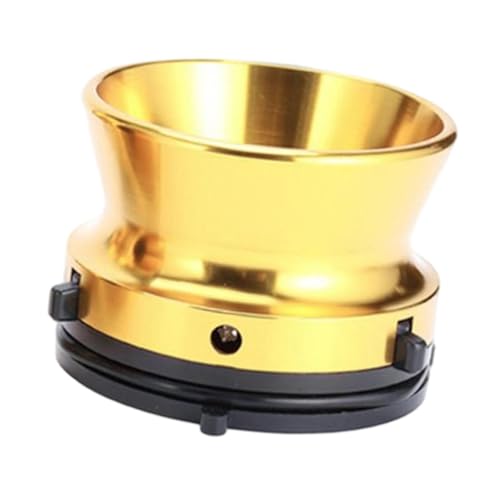 Adaptador para grabadoras de cinta de carrete abridor concentrador de aluminio color oro universal 7