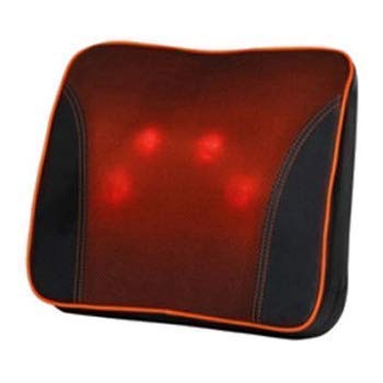 Proton Back Massage Pillow - Heated Deep Tissue Kneading Massager with 6 Rollers - Adjustable Speed & Heating Features - Relieve Pain & Strained Muscles