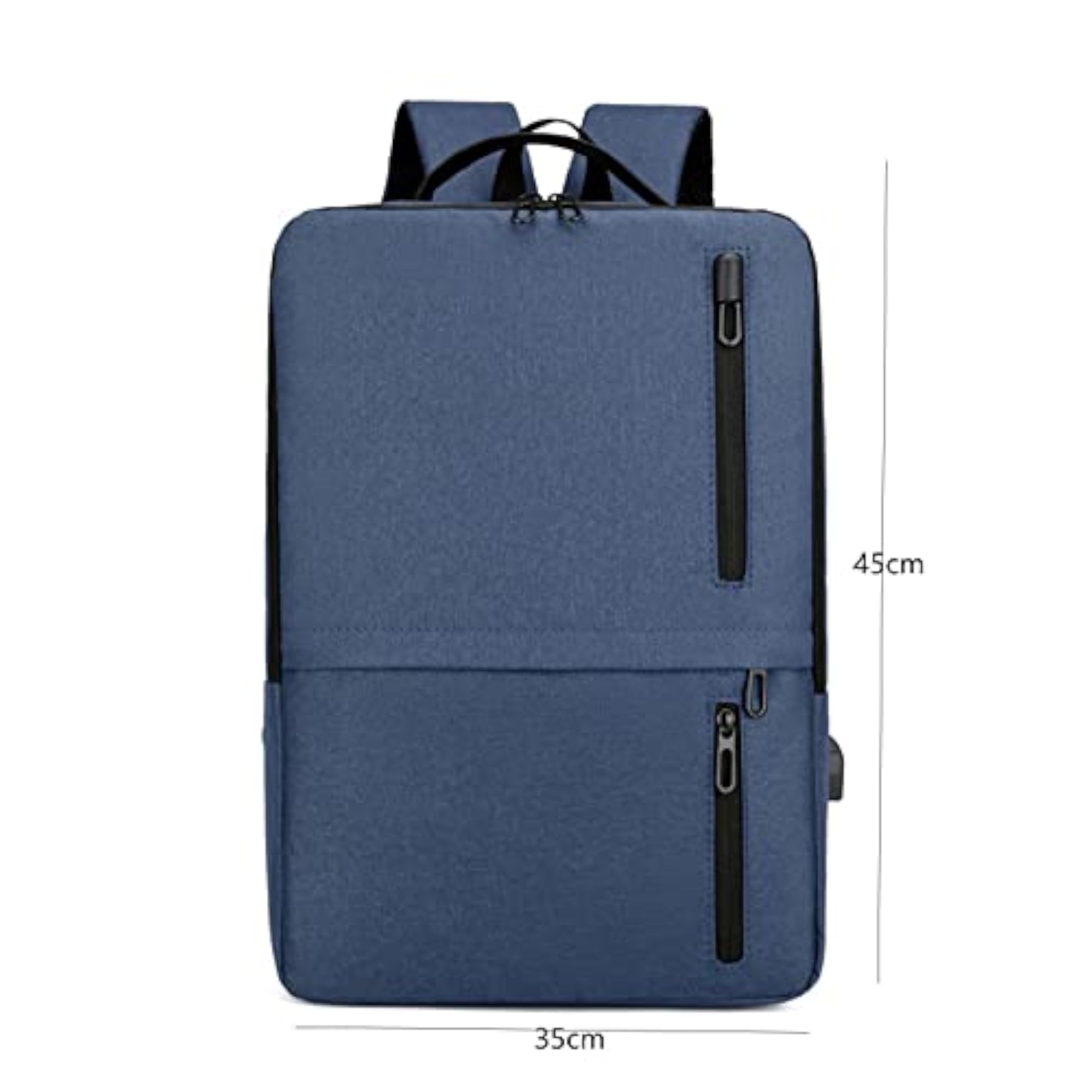 Gray Waterproof USB Port Backpack for Men