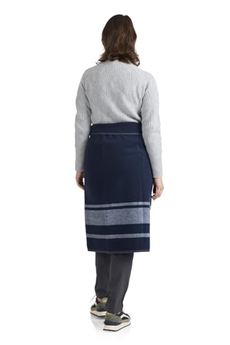 ‘The Wearable Blanket’, The Ivy League Stripe, Navy & Grey3