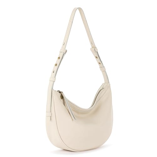 Image of The Sak Tess Crescent Shoulder Bag - Premium Women's Handbag for Everyday & Travel - Adjustable Strap with Zipper Closure