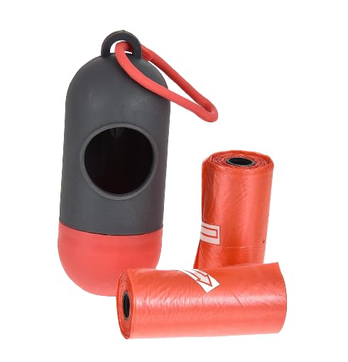 AMSODiaper Disposal Bag Dispenser with Garbage Rolls Portable Disposable Baby Diaper Nappy Garbage Bag with Removable Capsule Box