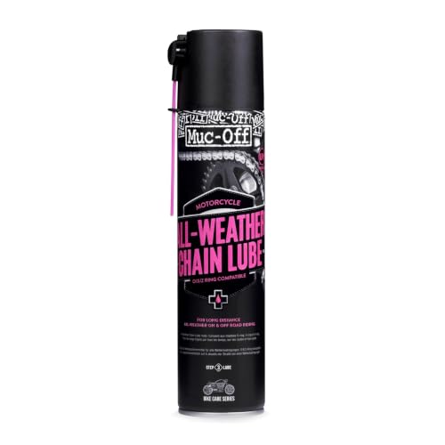 Muc Off All-Weather Motorcycle Chain Lube, 400 Milliliters -...