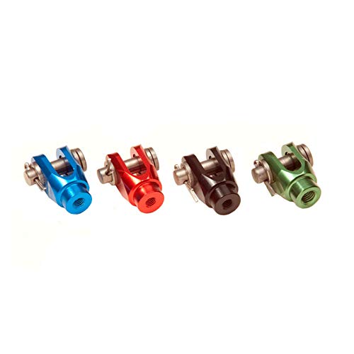 Outlaw Racing ORbc2Bu Kawasaki KX250 F KX450 F Rear Brake Pedal Adjuster Clevis Blue