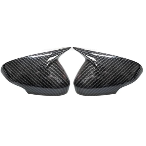 Couvercle rétroviseur fibre carbone noir brillant style sport pour Volvo C30 C70 S40 S60 V40 V50 V70