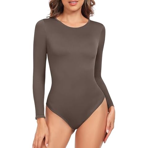 heekpek Long Sleeve Ribbed Bodysuit Cover