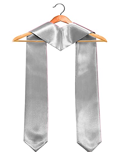 Image of Graduation Stole Honor Stole Plain Sash 60 inch Long for Graduation Ceremony and Graduation Photos