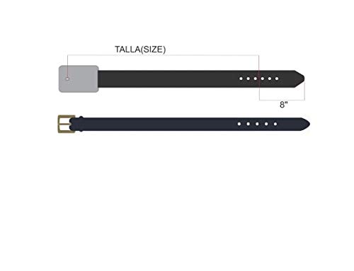 100% Piteado Leather Belt – Handmade – Black & Natural4