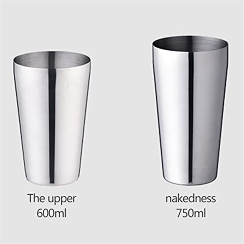 Coctelera Boston de acero para bartender 750+600 ml miniatura 4