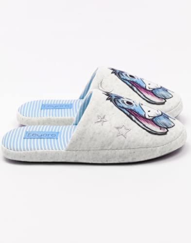 Disney Winnie The Pooh Slippers Womens Bear Or Eeyore House 7-8 US | Image 4