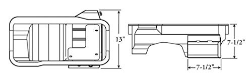 Image of Moroso 20527 Rear Sump Oil Pan with Road Race Baffling for Ford 302 Engines