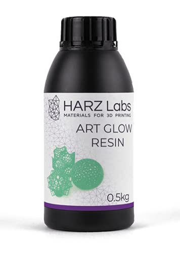 HarzLabs ART GLOW resin - 0.5 kg [Luminescent in the dark]