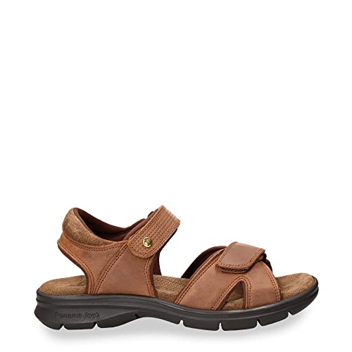 Panama Jack Men's Sandals, Sanders Basics C4, Cuero/Bark, 43 EU