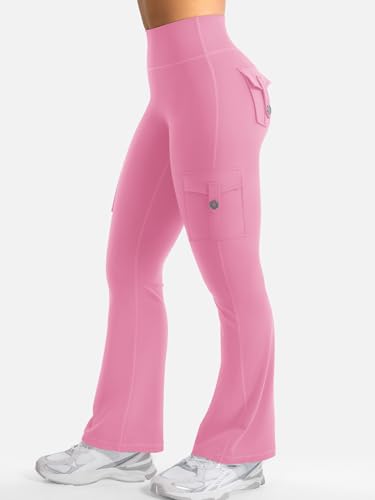Image of YEOREO CoreFlex Women Workout Flare Leggings