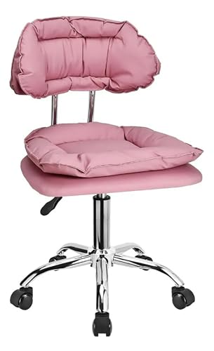 Consejos para Comprar Sillas de Estudio los más recomendados. 45 Skyapex Taburete Giratorio Moderno de Piel Silla giratoria de Altura Ajustable con Taburete de Rodillo de Repuesto, para la Parte Baja de la Espalda Trabajo de Oficina Silla de...