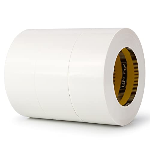 LLPT Duct Tape Industrial Grade 3 Pack 2" x 35 Yards Each Roll, White