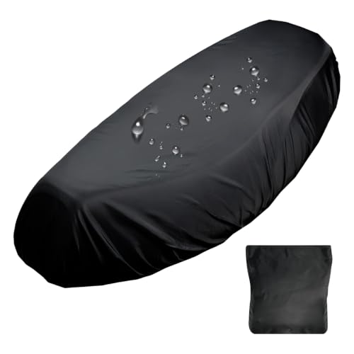 Funda Asiento Moto Universal, Impermeable Fundas para Asiento de Moto