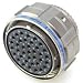 Amphenol D38999/26FJ37SN Circular MIL Spec Connector 37P Straight Plug Sz 25 w/ Skt Cont