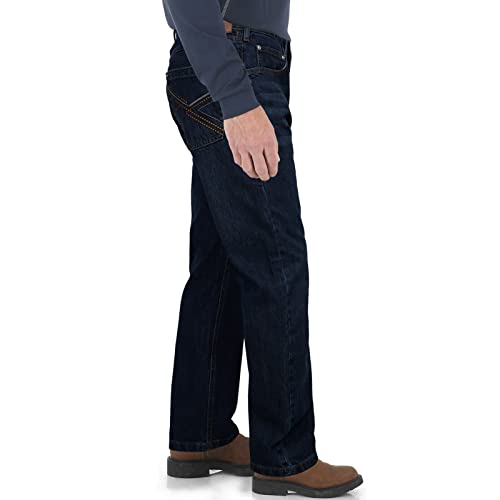 FR Pants for Men 12oz Flame Resistant Jeans Comfort Regular Fit FR Jean Washed Work Jeans for Men