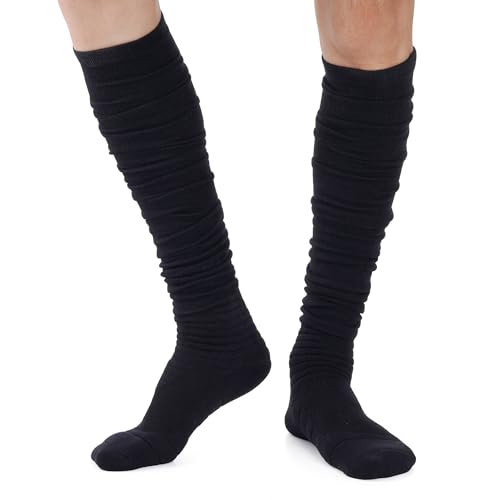Dxhycc 2 Paris Scrunch Football Socks Extra Long Athletic Soccer Socks for Youth Boys3