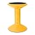Storex Wiggle Stool – Active Flexible Seating for Classroom and Home Study, Adjustable 12-18 Inch Height, Yellow (00303A01C)