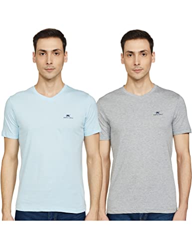 Monte Carlo Men’S Solid Regular T-Shirt (22103210_Mix S)