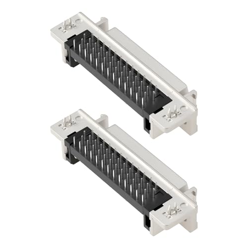 VGOL 2Pcs Connettore SCSI 50Pin D-SUB MDR Femmina PCB Solder Adapter per apparecchiature audio