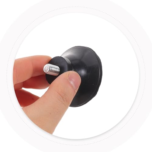 Exercise Bike Support Mat Rubber Stabilizer Pad 8pcs Black miniatura 3