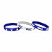 BBGreek Phi Beta Sigma Fraternity Paraphernalia - Official Vendor - Set of 3 Silicone Bracelets - Wrist Bands