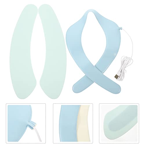 Angoily Beheizter Toilettensitzbezug Elektrisch Beheizbares Toilettenkissen Toilettensitzwärmer Längliches Gepolstertes Toilettenkissen Toilettendeckel Tankabdeckung Für Zuhause – Bild 3