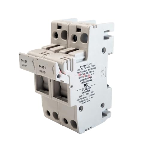 Porte-fusible CH142DU MFH 14X51mm sectionneur bipolaire sans voyant 690V